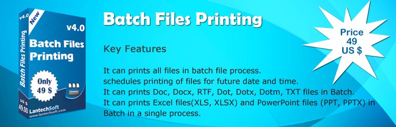Batch Files Printing